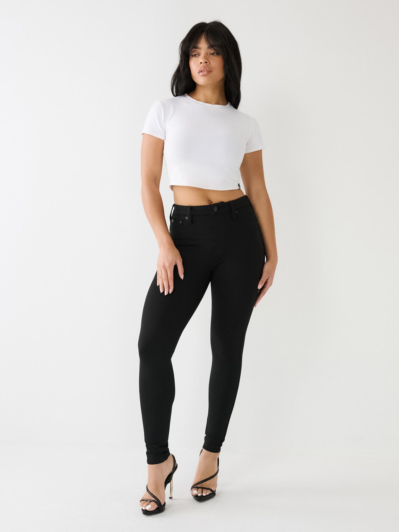 True Religion High Rise Curvy Skinny Pants