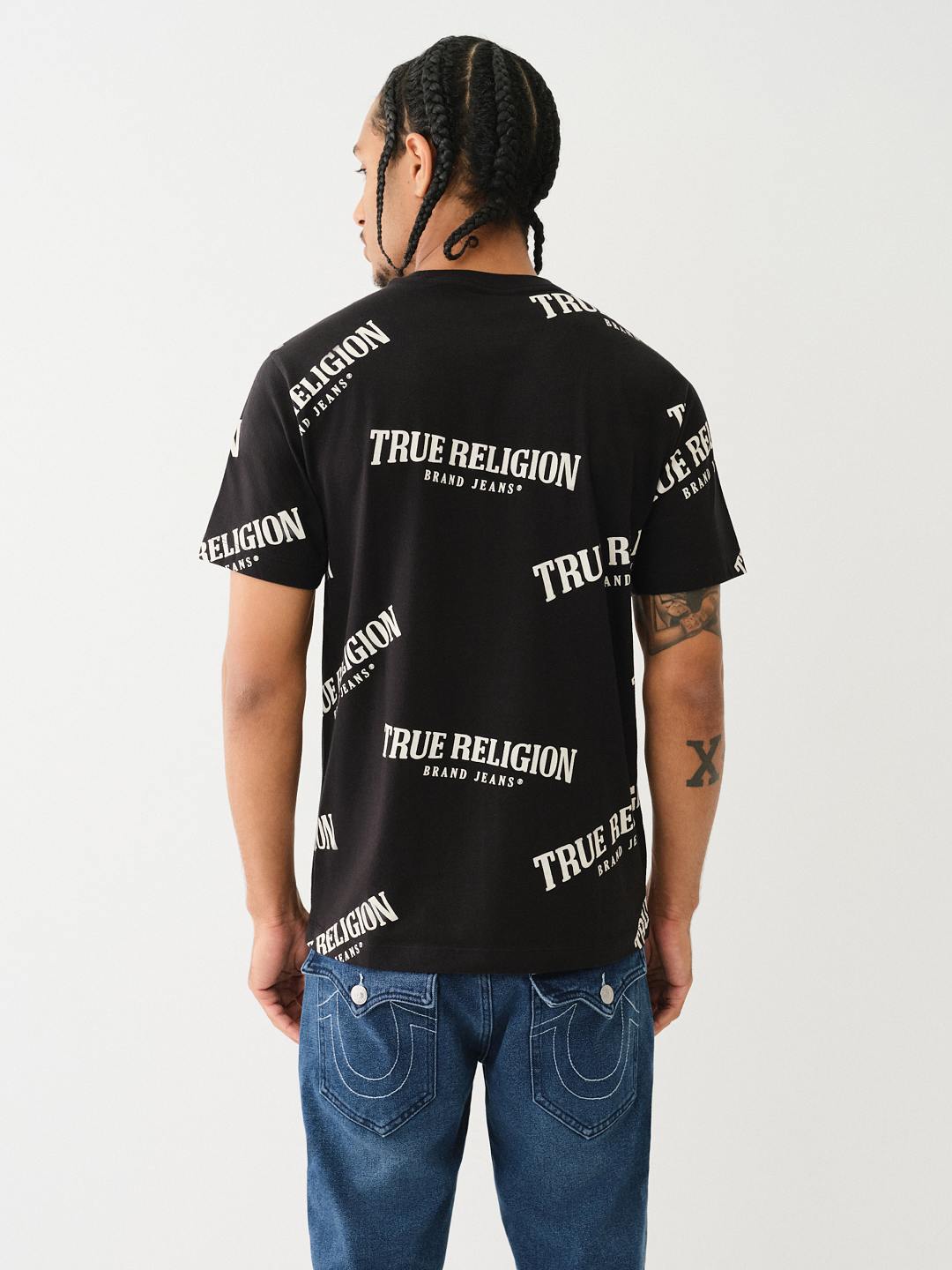 True Religion Logo Printed Tee