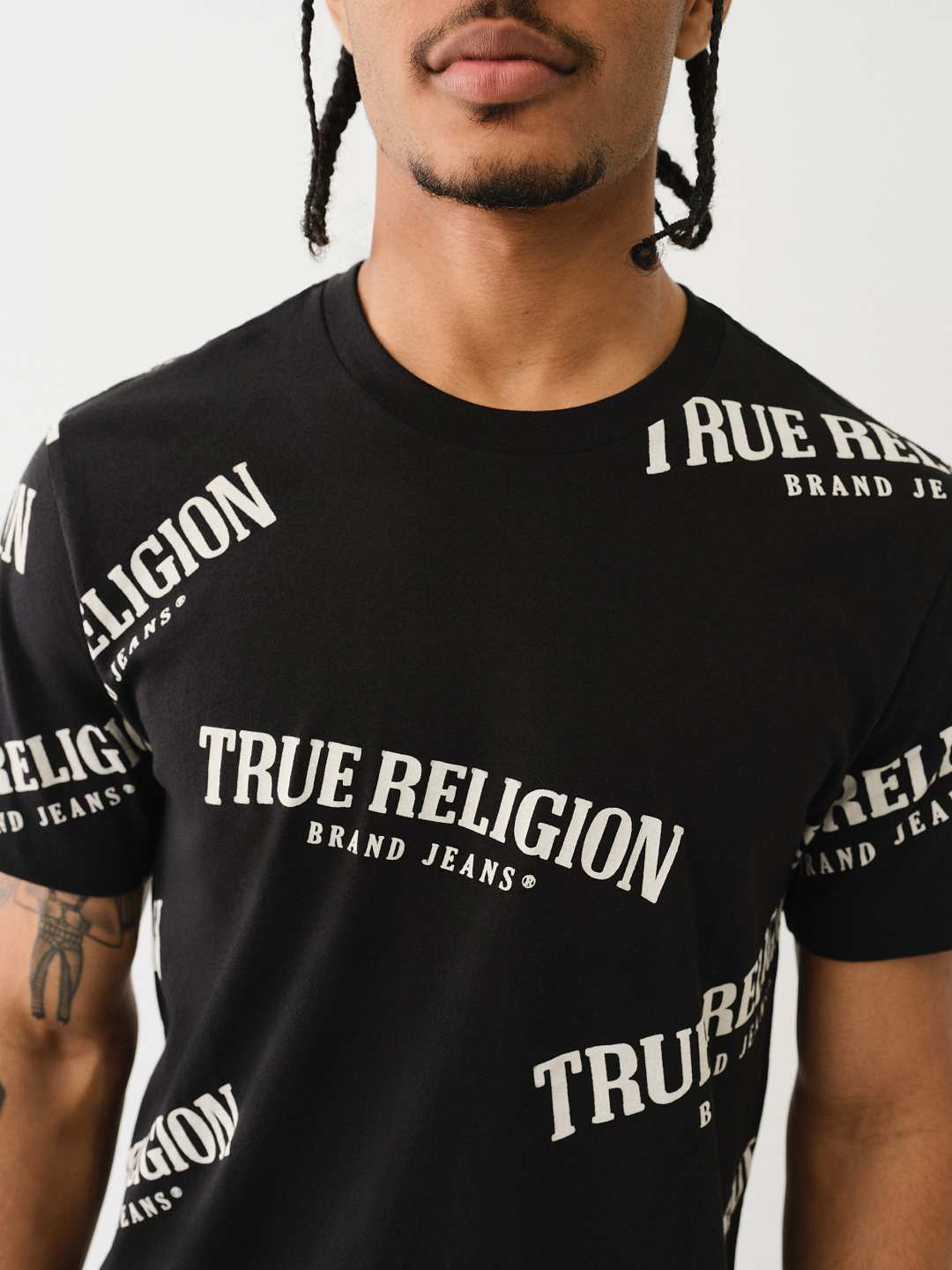 True Religion Logo Printed Tee