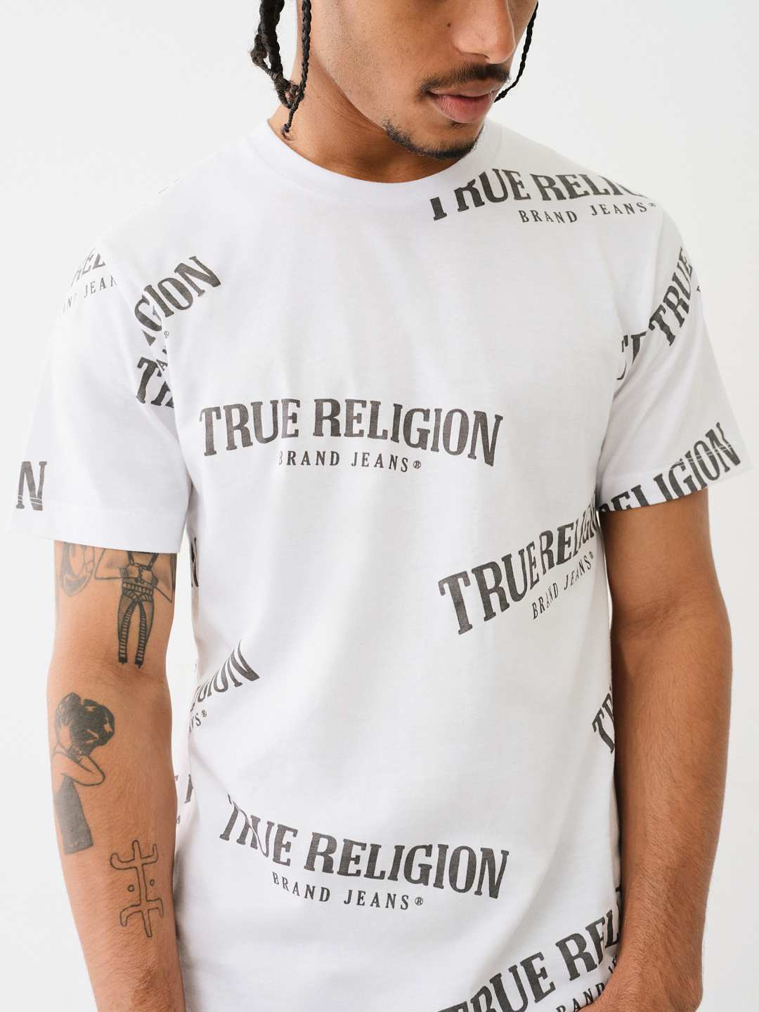 True Religion Logo Printed Tee